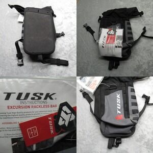 Tusk Excursion‎ Rackless Motorcycle Bag Black Adventure Touring Off Road NWD